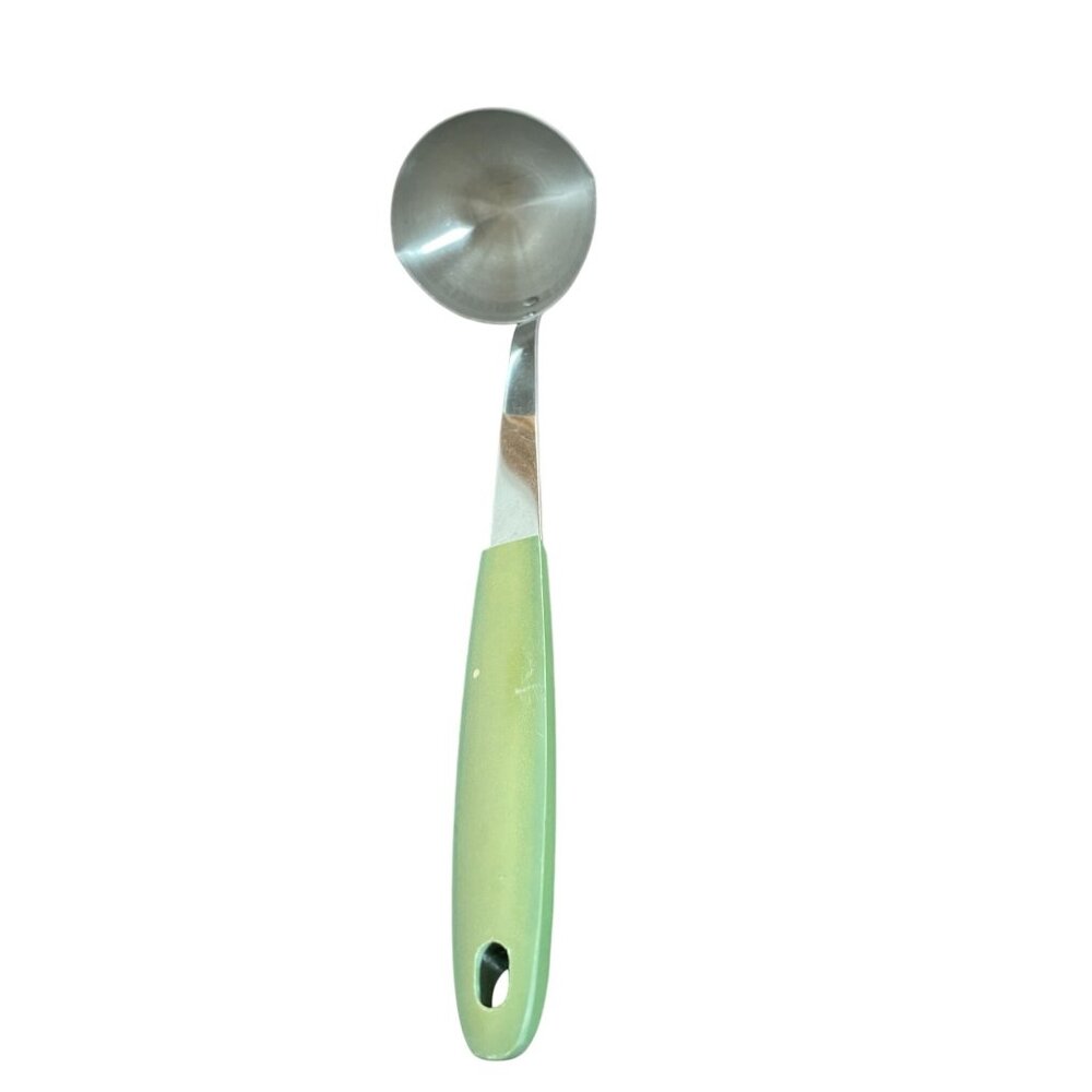 Vintage Sears Soup Ladle with Bakelite Handle - Avocado Green